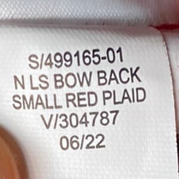 NWT- Red Plaid blouse - Girls Size 8 - Picture 12 of 12